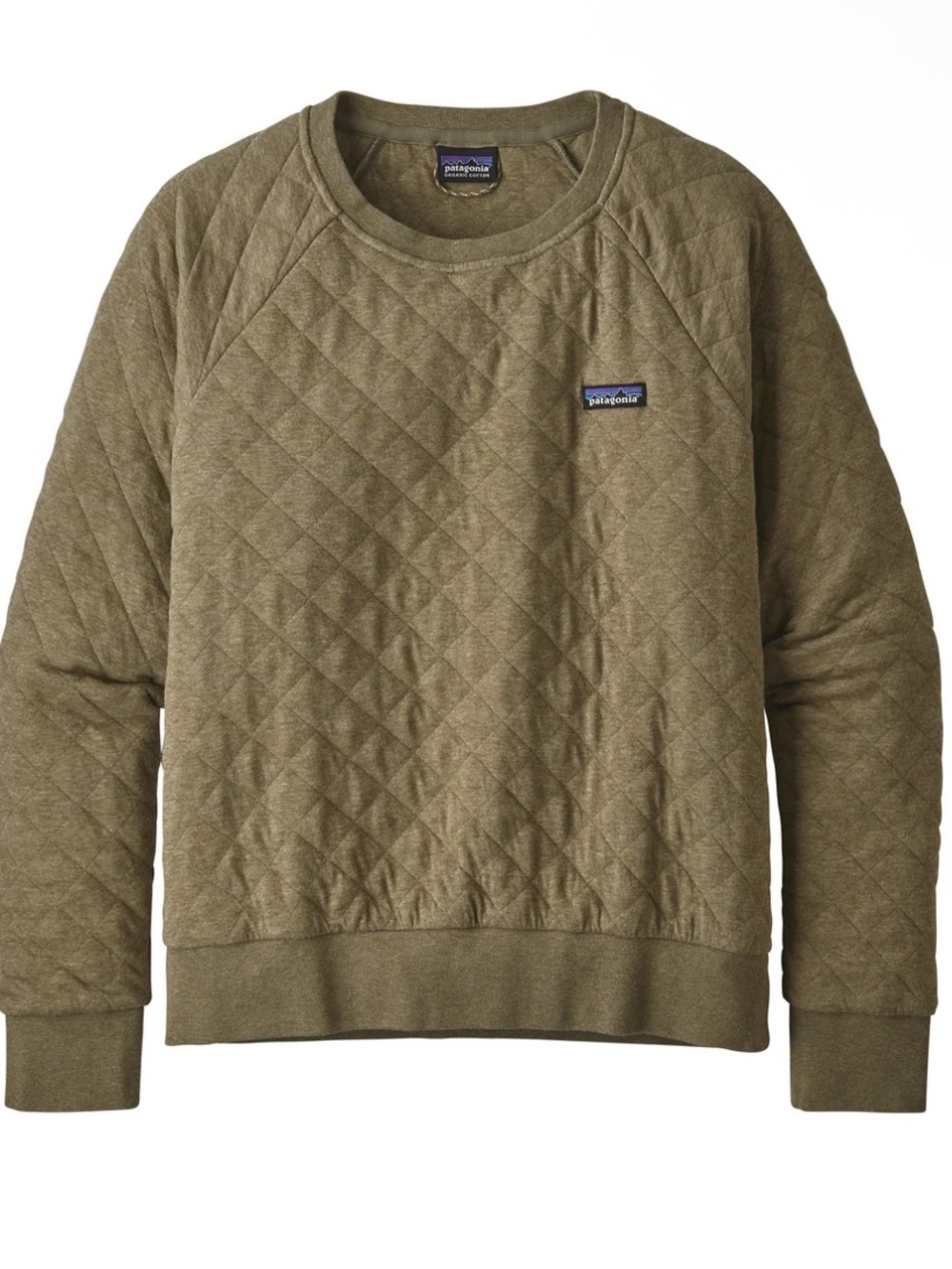 Patagonia Womens Organic Cotton Quilt Crew Sweatshirt Size M